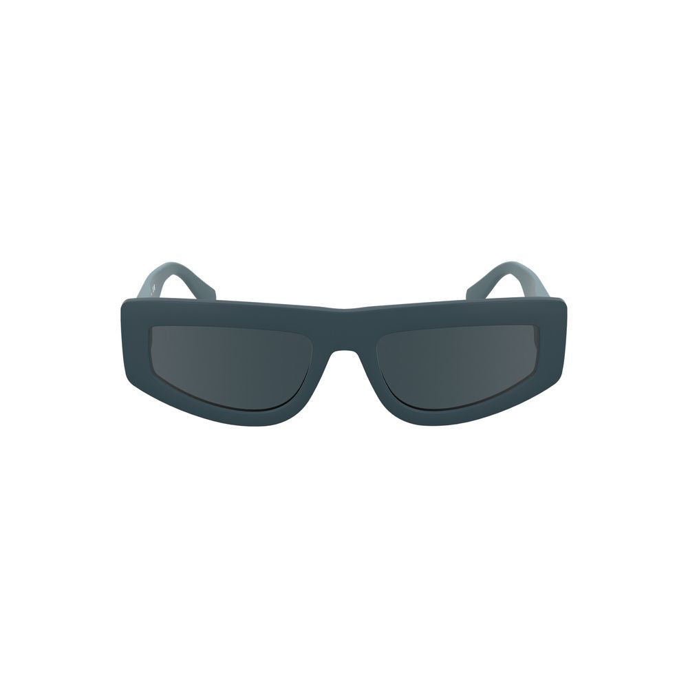 Lunettes de soleil pour femme Calvin Klein en tissu bio-sourcé bleu
