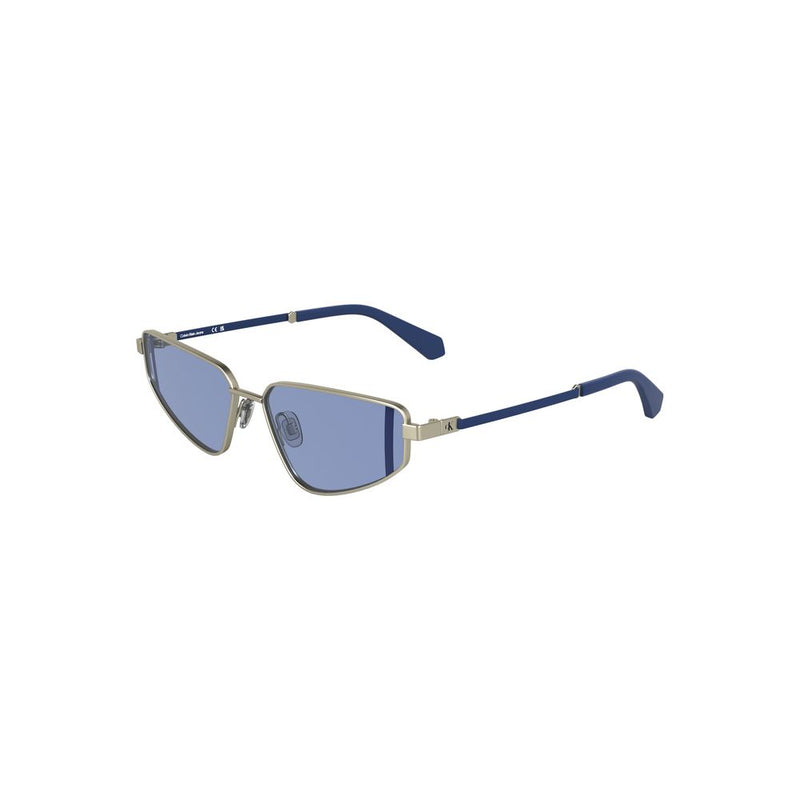Lunettes de soleil en métal gris pour femmes Calvin Klein - Élégantes et durables