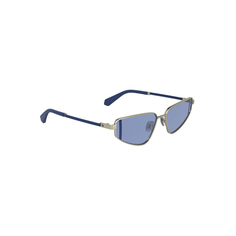 Lunettes de soleil en métal gris pour femmes Calvin Klein - Élégantes et durables