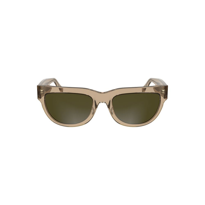 Lunettes de soleil en acétate marron Calvin Klein pour femmes