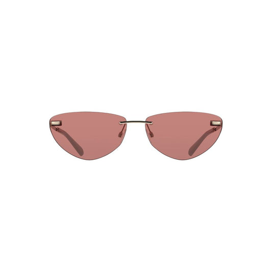 Lunettes de soleil en métal rose pour femmes Calvin Klein