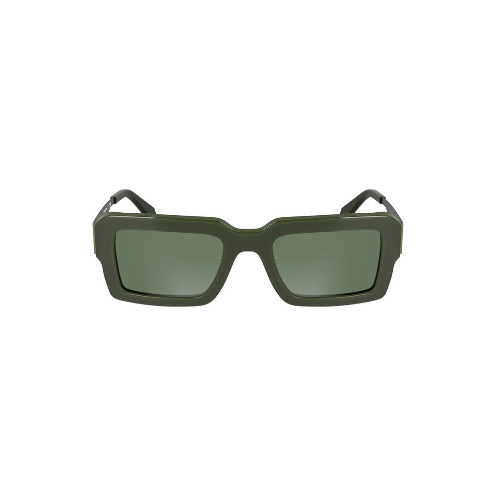 Lunettes de soleil vertes en acétate pour femmes Calvin Klein