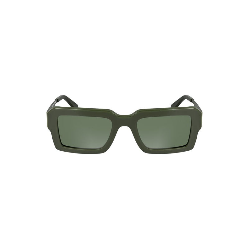 Lunettes de soleil vertes en acétate pour femmes Calvin Klein