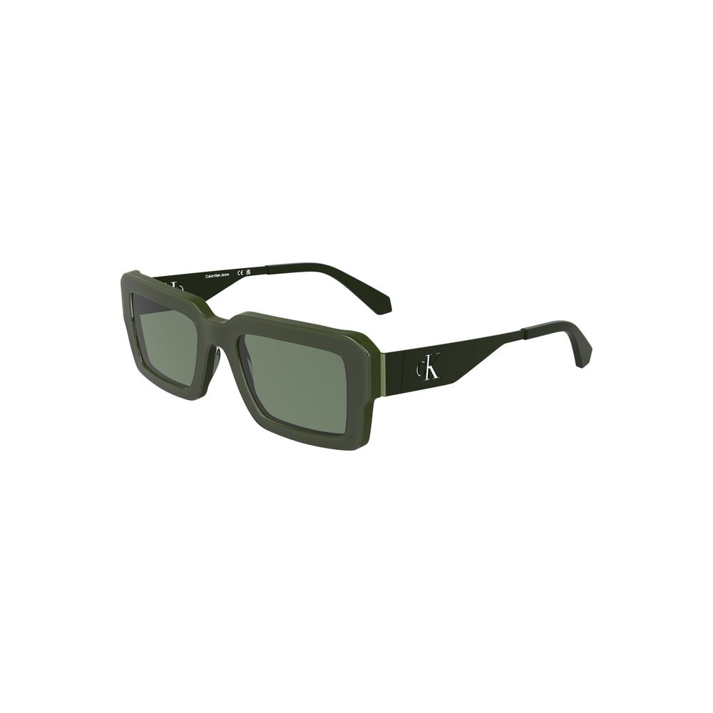 Lunettes de soleil vertes en acétate pour femmes Calvin Klein