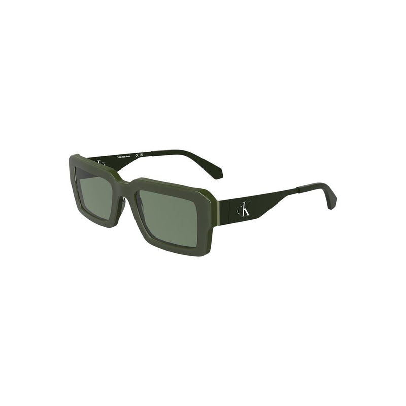 Lunettes de soleil vertes en acétate pour femmes Calvin Klein