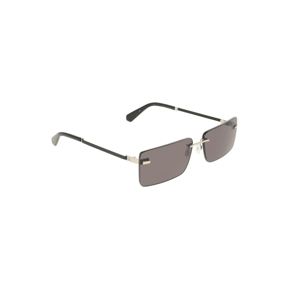 Lunettes de soleil en métal noir pour femmes Calvin Klein