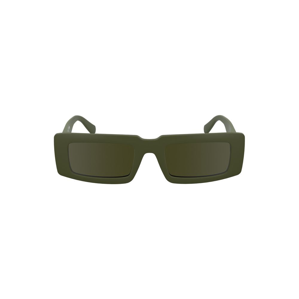 Lunettes de soleil femmes Calvin Klein en tissu bio-based vert