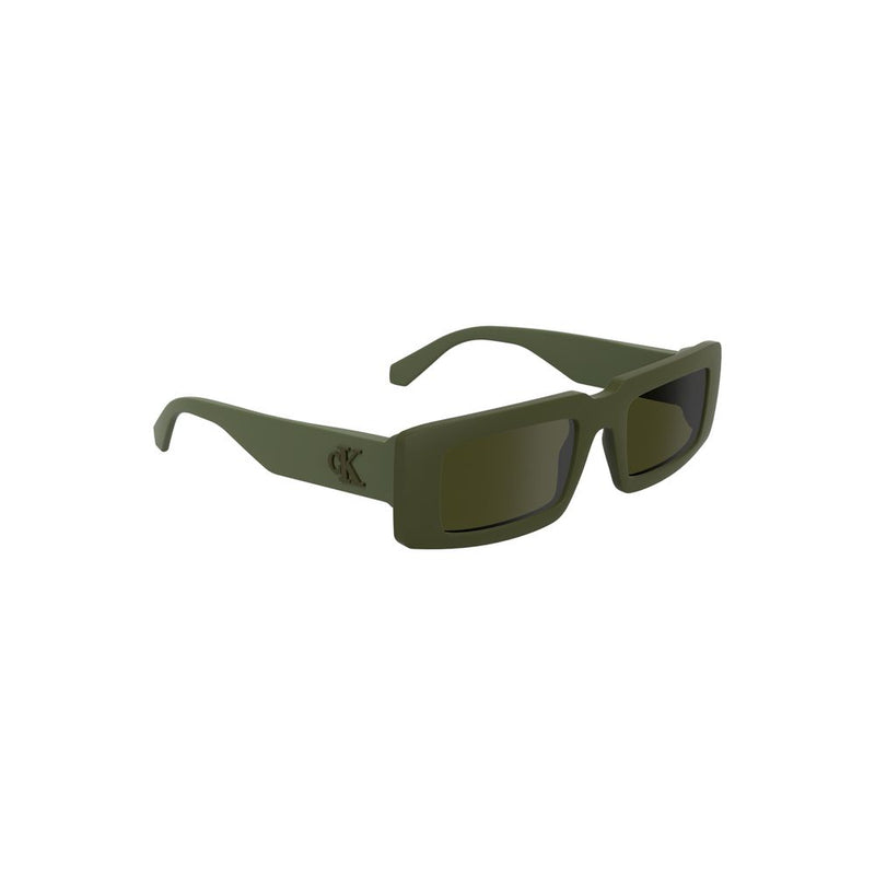 Lunettes de soleil femmes Calvin Klein en tissu bio-based vert