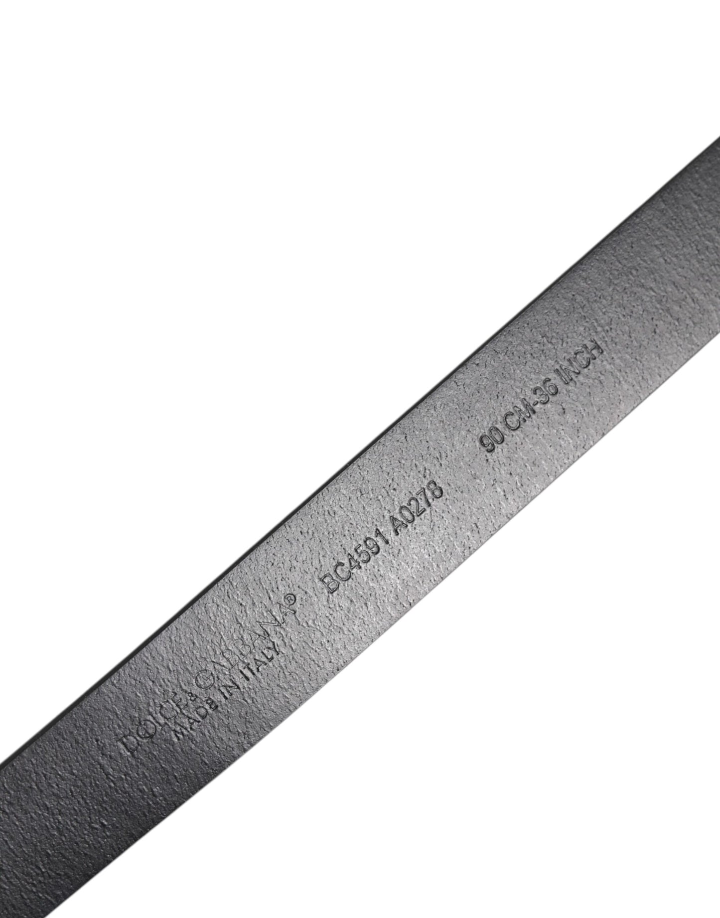 Dolce & Gabbana Bruine Leren Riem met Rechthoekige Gesp en Goudkleurige Gesp