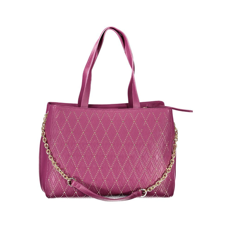 Mario Valentino Purple Polyethylene Handbag - Élégant et Polyvalent