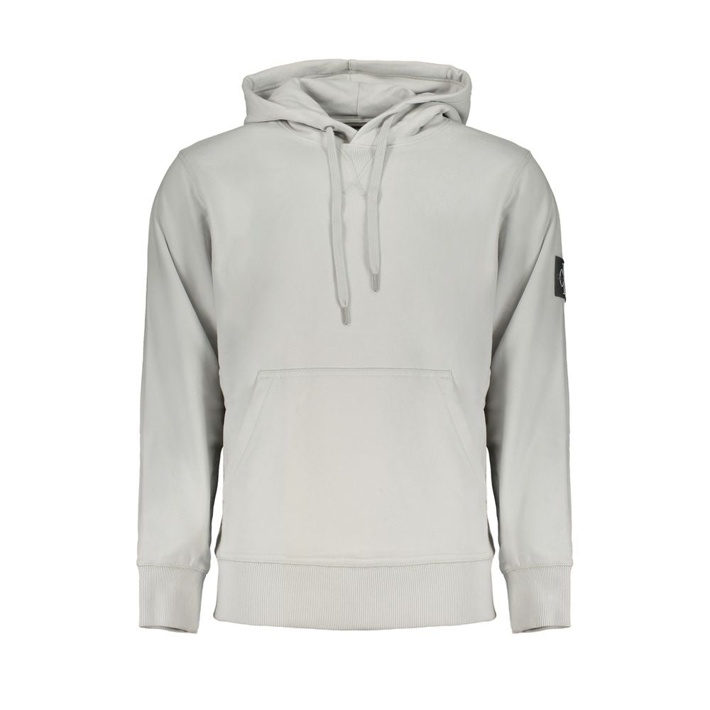 Pull en coton gris pour homme Calvin Klein