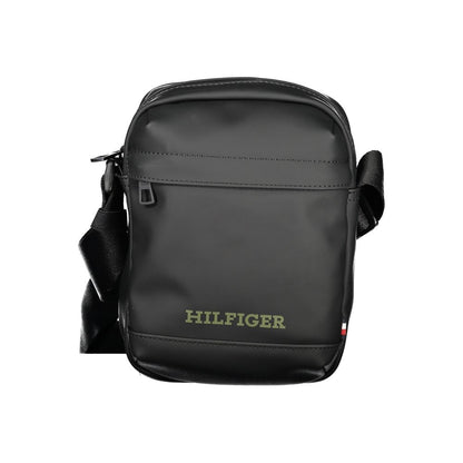 Sac à bandoulière en polyéthylène noir Tommy Hilfiger