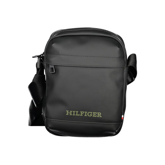 Tommy Hilfiger Zwarte Polyethyleen Schoudertas