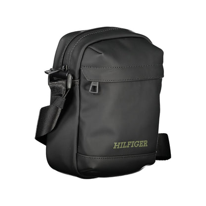 Sac à bandoulière en polyéthylène noir Tommy Hilfiger