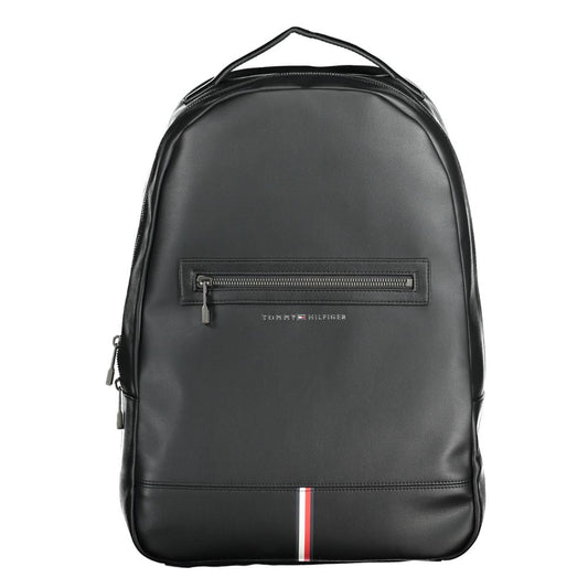 Tommy Hilfiger Zwarte Polyethyleen Herenrugzak