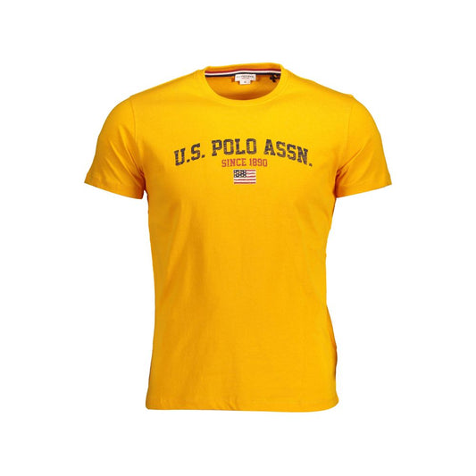 T-shirt homme en coton orange US POLO ASSN.