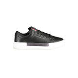 Tommy Hilfiger Black Leather Women Sneaker - All-Day Comfort