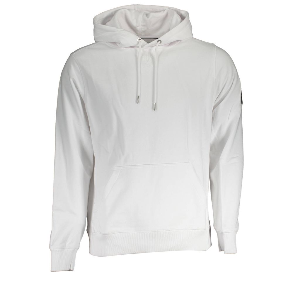 Pull en coton blanc Calvin Klein pour homme