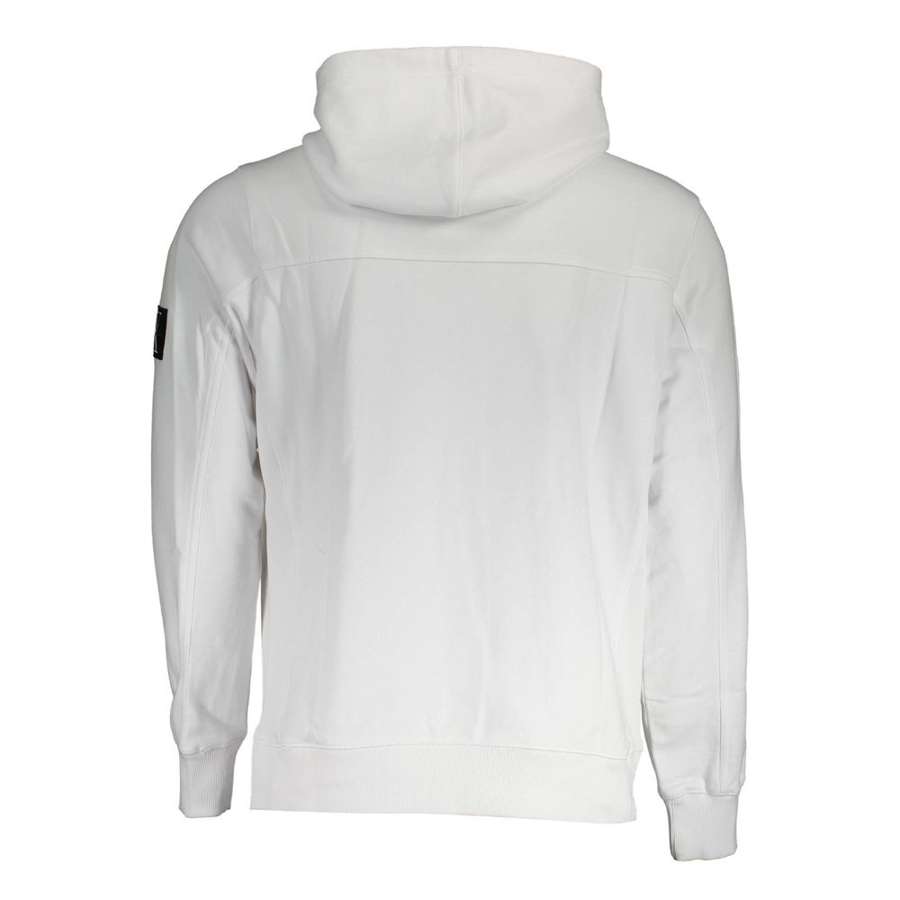 Pull en coton blanc Calvin Klein pour homme