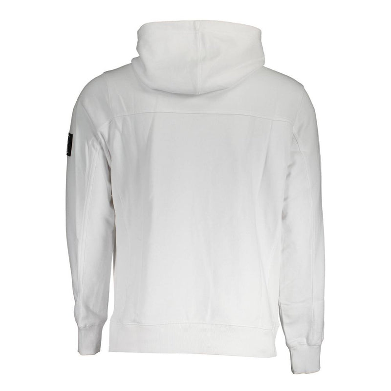 Pull en coton blanc Calvin Klein pour homme