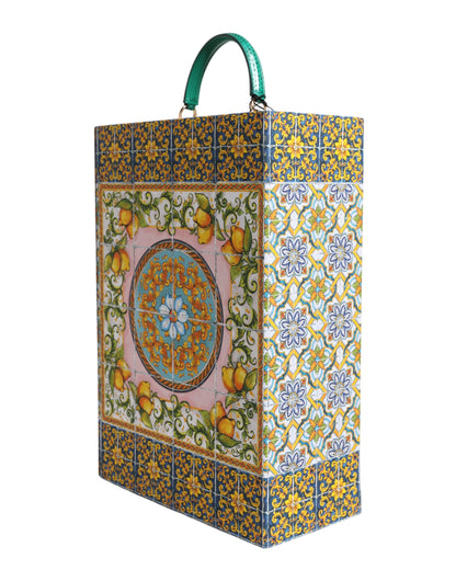 Dolce & Gabbana Zwarte Jurk MARIA Porseleinen Modeshow Leren Sicilië Poppen