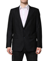 Dolce &amp; Gabbana Veste-blazer en laine MARTINI bleu foncé