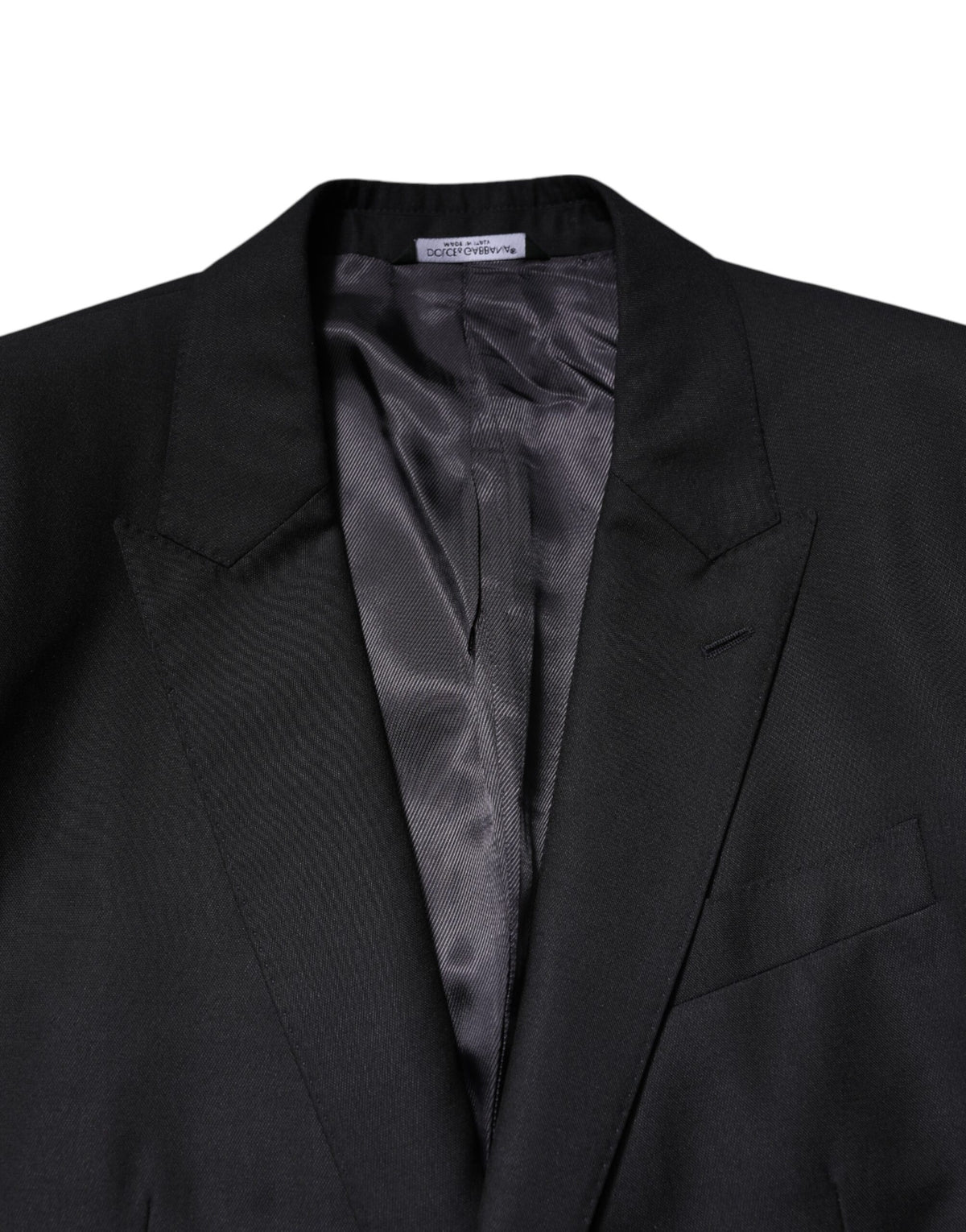 Dolce &amp; Gabbana Veste-blazer en laine MARTINI bleu foncé