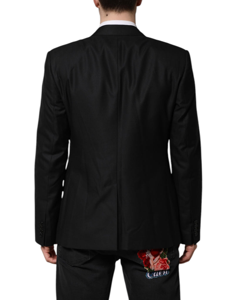 Dolce & Gabbana Costume Noir à Un Boutonnage 2 Pièces