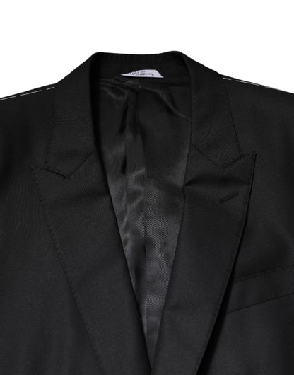 Dolce & Gabbana Black Single Breasted Suit 2 Piece Jacket
