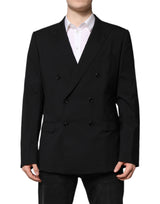 Dolce &amp; Gabbana, veste de costume MARTINI noire à double boutonnage
