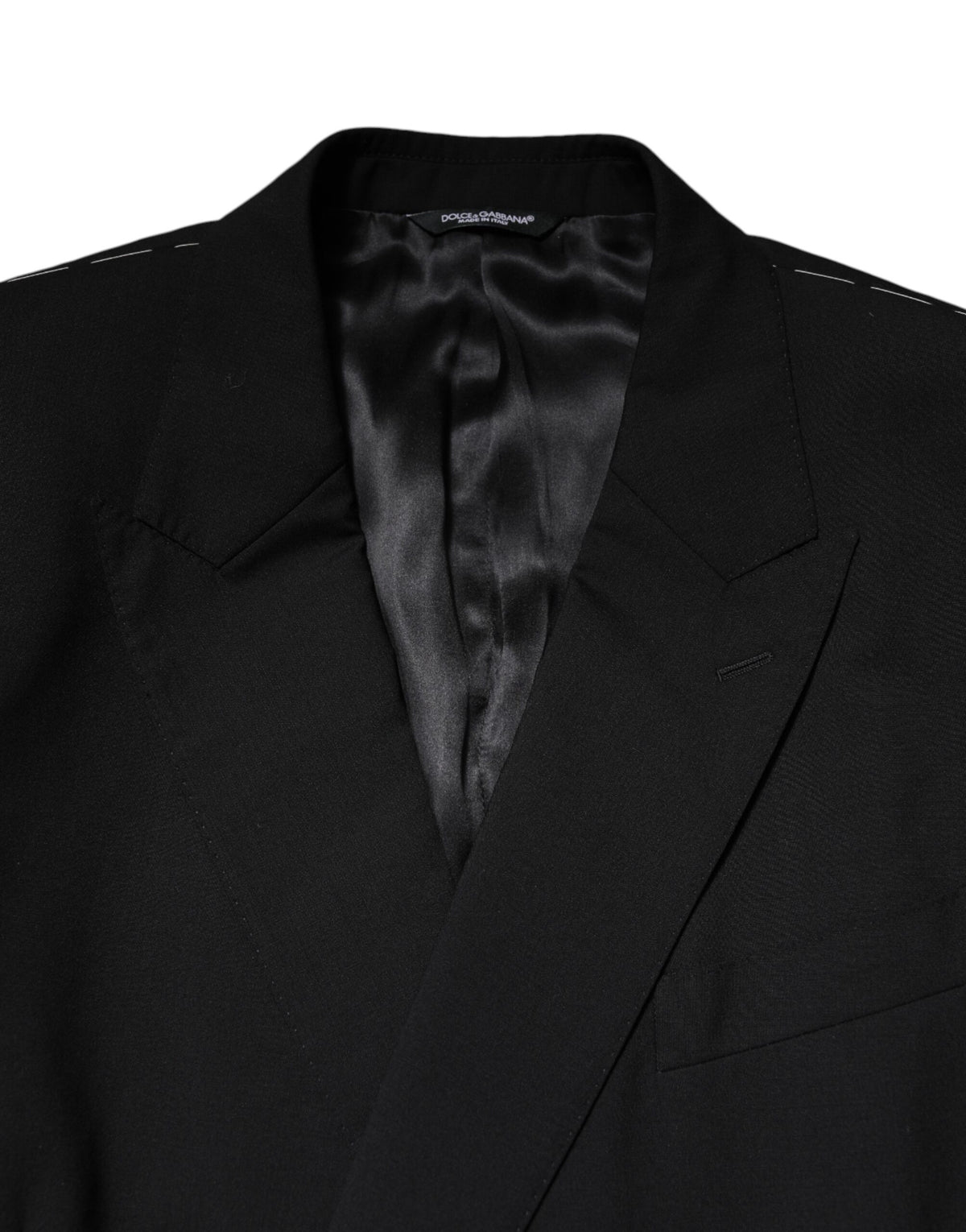 Dolce &amp; Gabbana, veste de costume MARTINI noire à double boutonnage