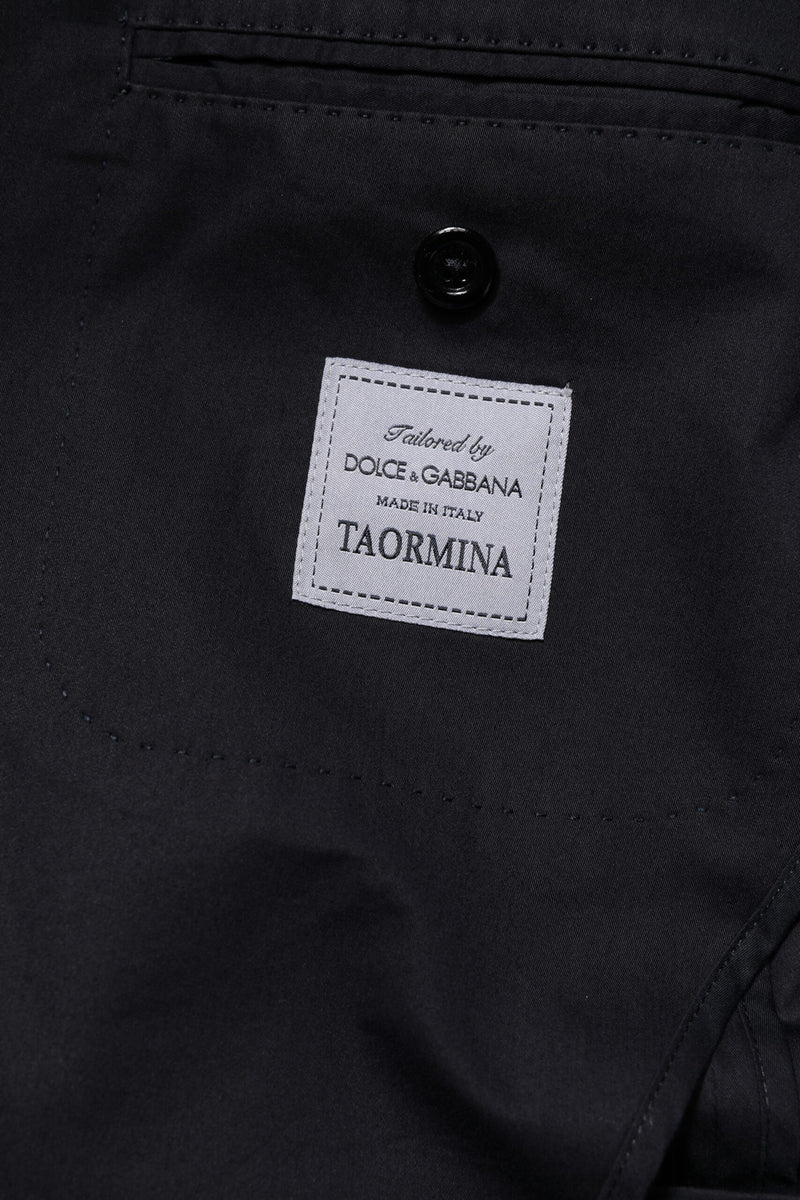 Dolce &amp; Gabbana donkerblauwe TAORMINA katoenen blazerjas