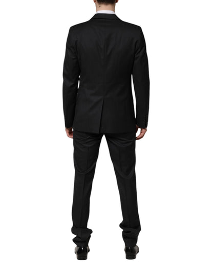 Dolce & Gabbana Dark Gray MARTINI 2 Pc Single Breasted Suit
