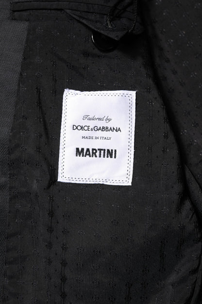 Dolce & Gabbana Dark Gray MARTINI 2 Pc Single Breasted Suit