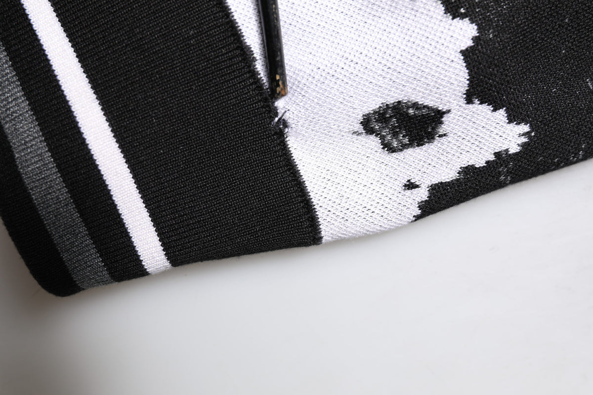 Pull en jersey à col rond avec logo multicolore de Dolce &amp; Gabbana