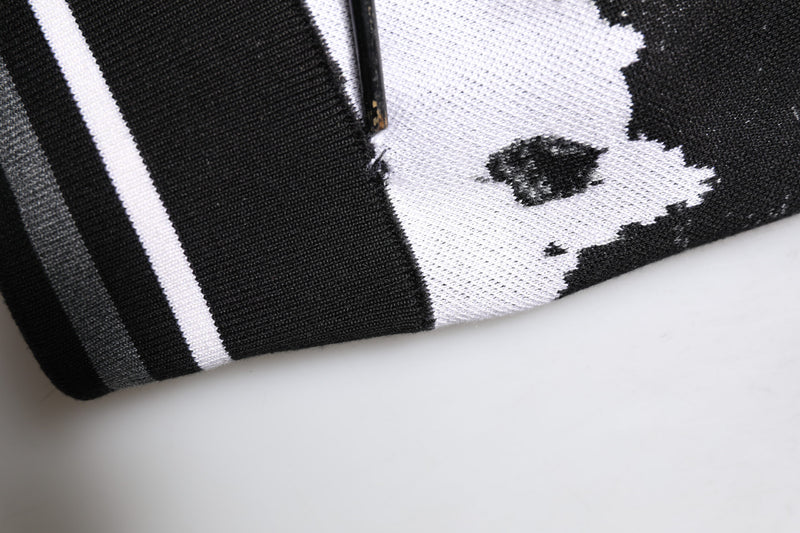 Dolce &amp; Gabbana gebreide trui met ronde hals en multicolor logo