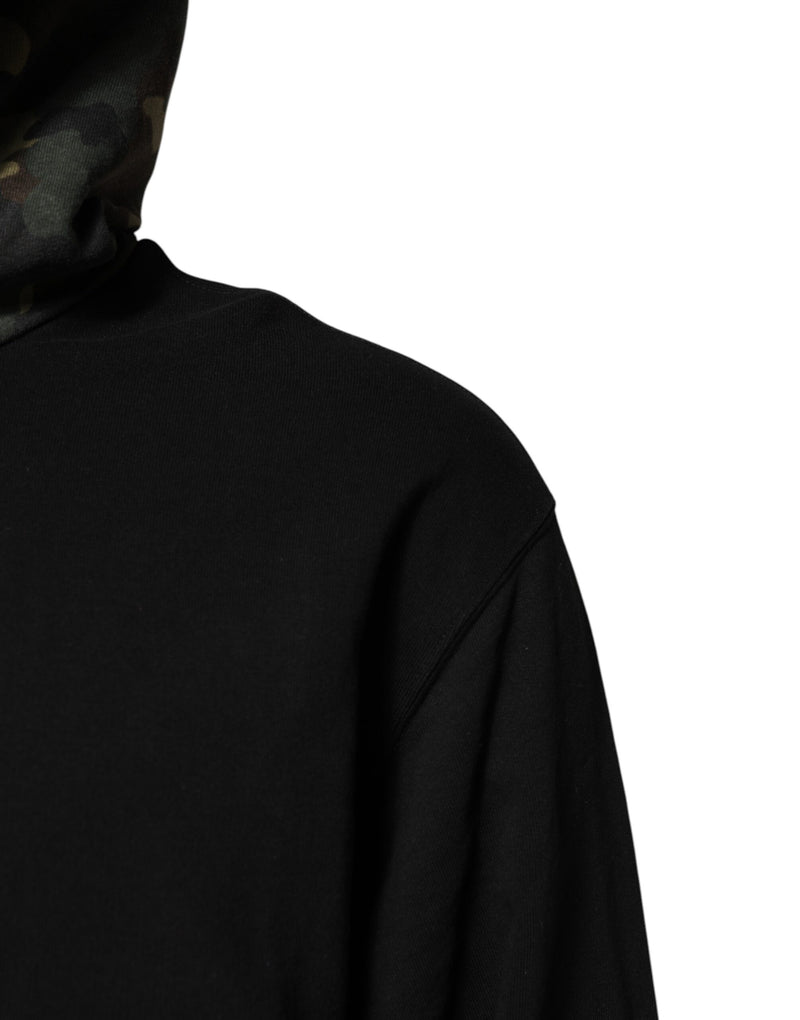 Sweat à capuche déguisement noir Dolce &amp; Gabbana