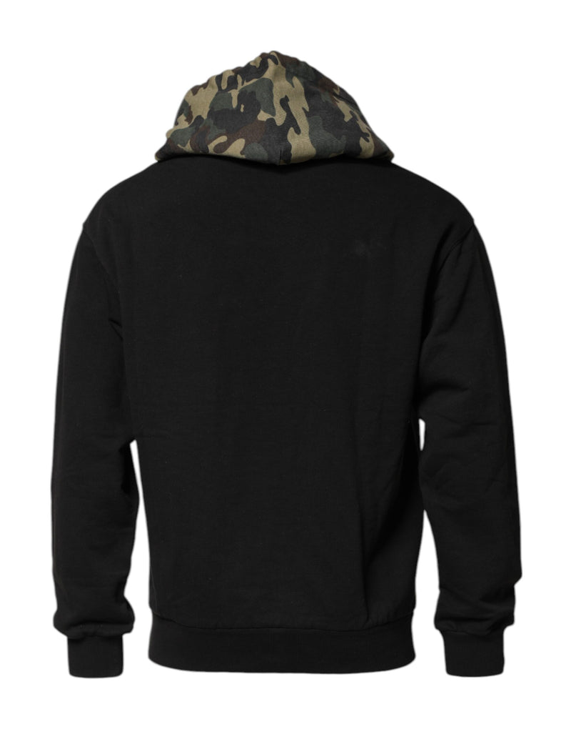 Sweat à capuche déguisement noir Dolce &amp; Gabbana