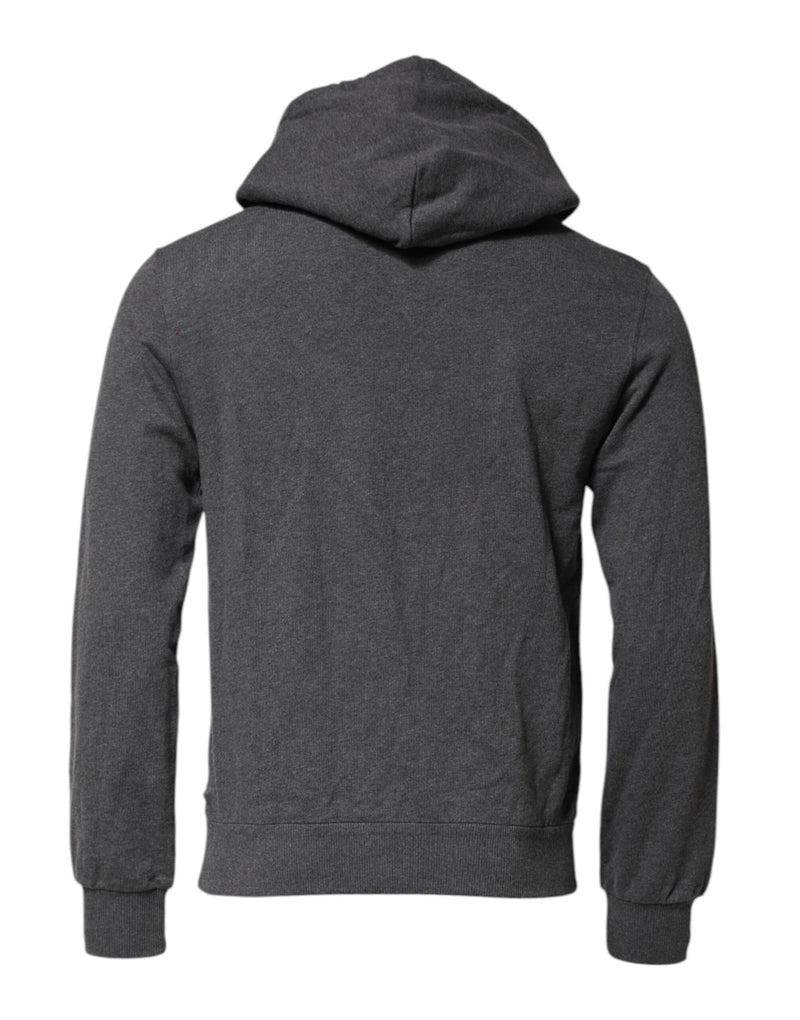 Dolce &amp; Gabbana grijze hoodie met logo patch