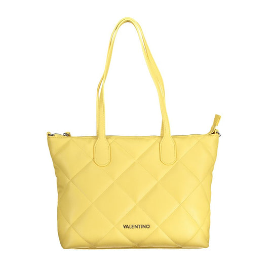 Mario Valentino Yellow Polyethylene Handbag