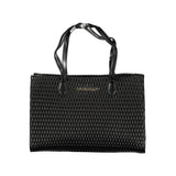 Mario Valentino Black Polyethylene Handbag - Sustainable Luxury