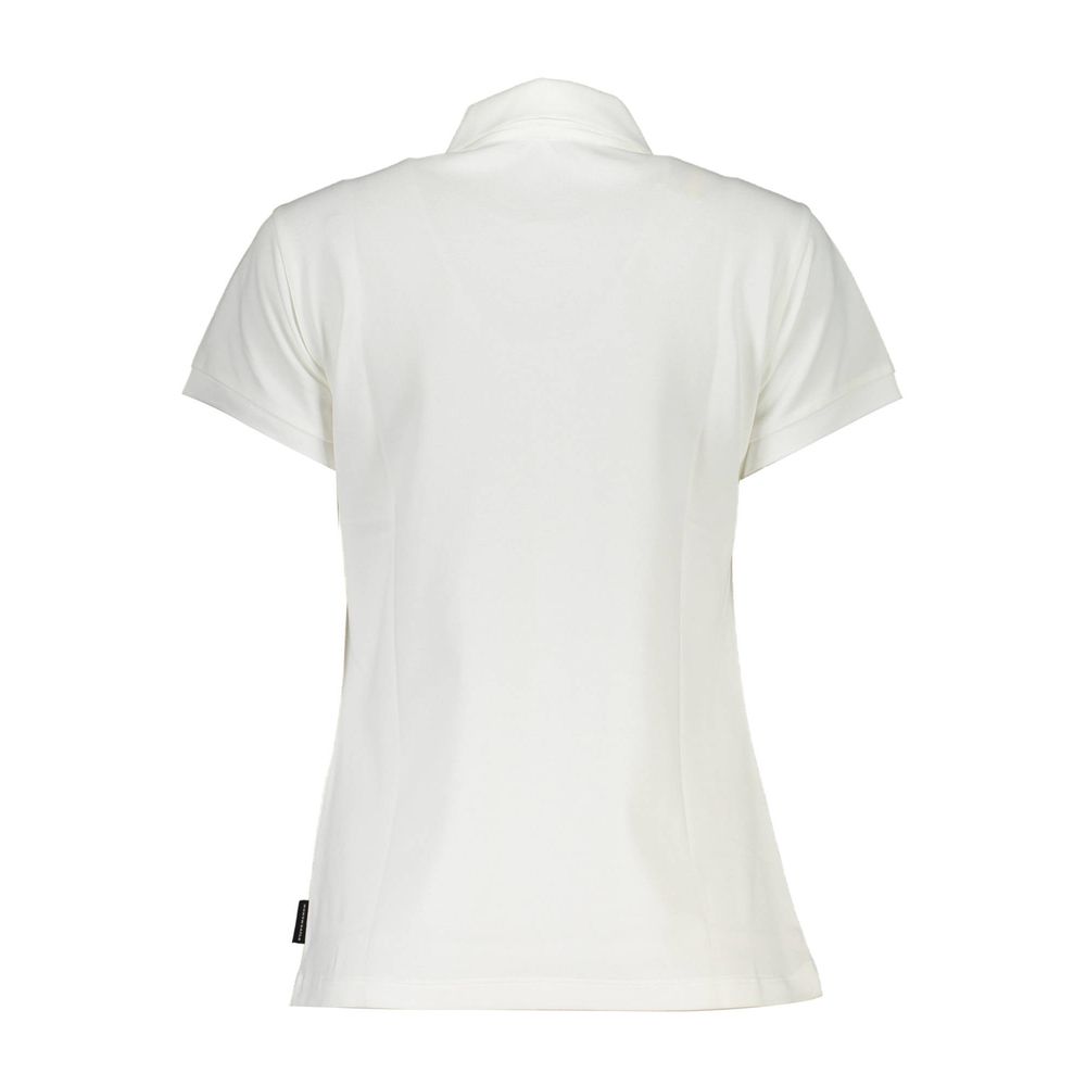 North Sails Polo Shirt Femme Blanc en Coton - Élégance Durable