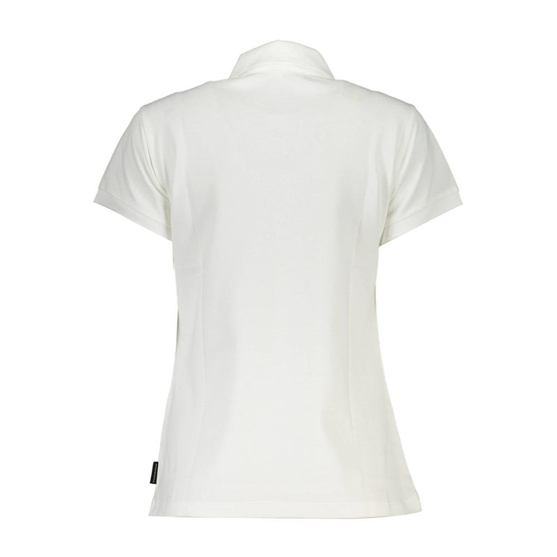 North Sails White Cotton Women Polo Shirt - Sustainable Elegance