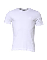 T-shirt homme en coton blanc à col rond de Dolce &amp; Gabbana