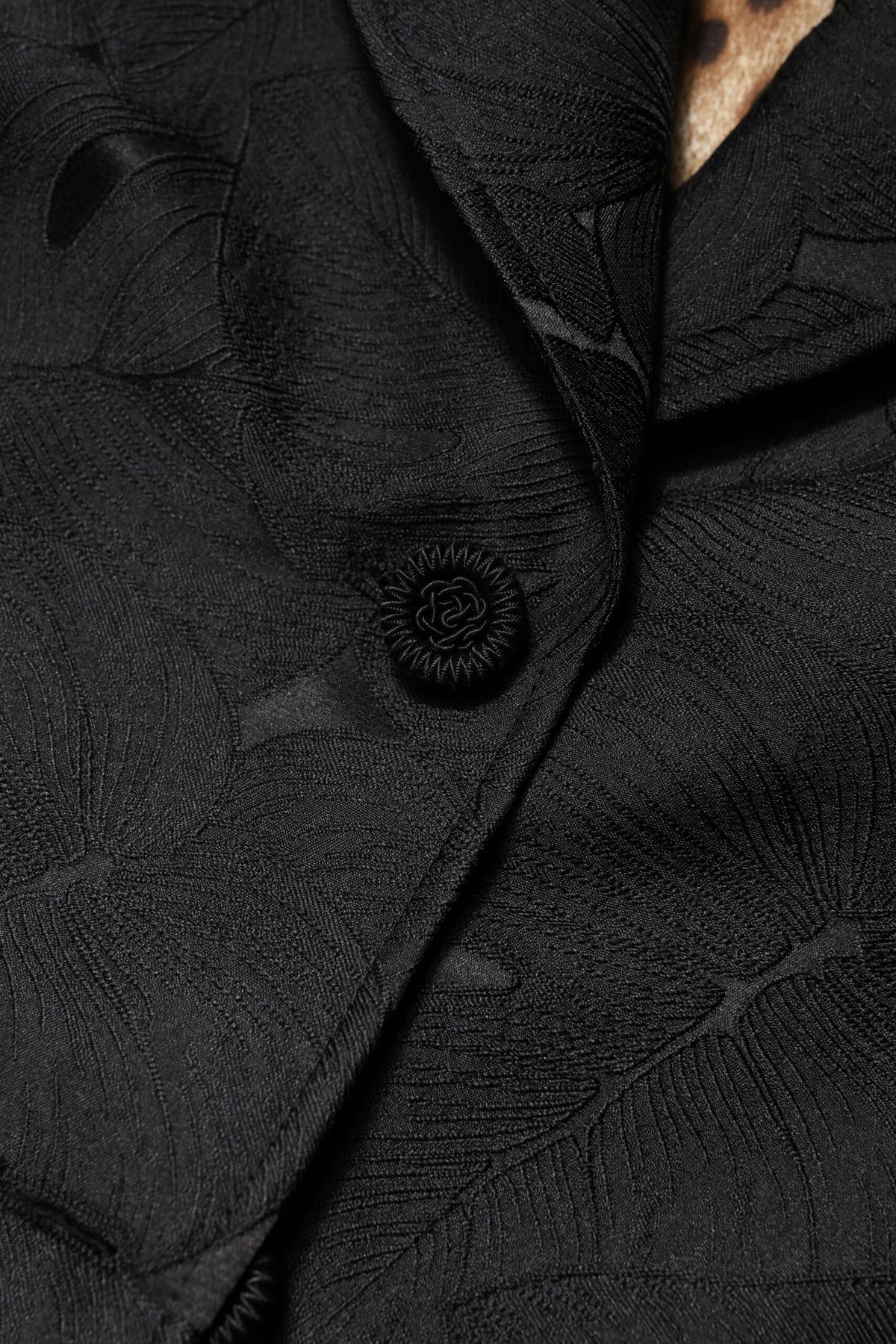 Dolce & Gabbana Trench Coat Noir à Boutonnage Simple