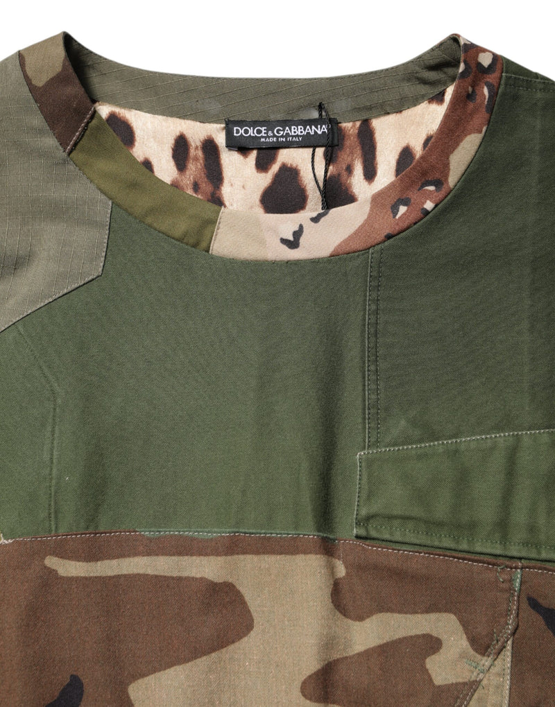 Dolce & Gabbana T-shirt Oversized Multicolor Camouflage