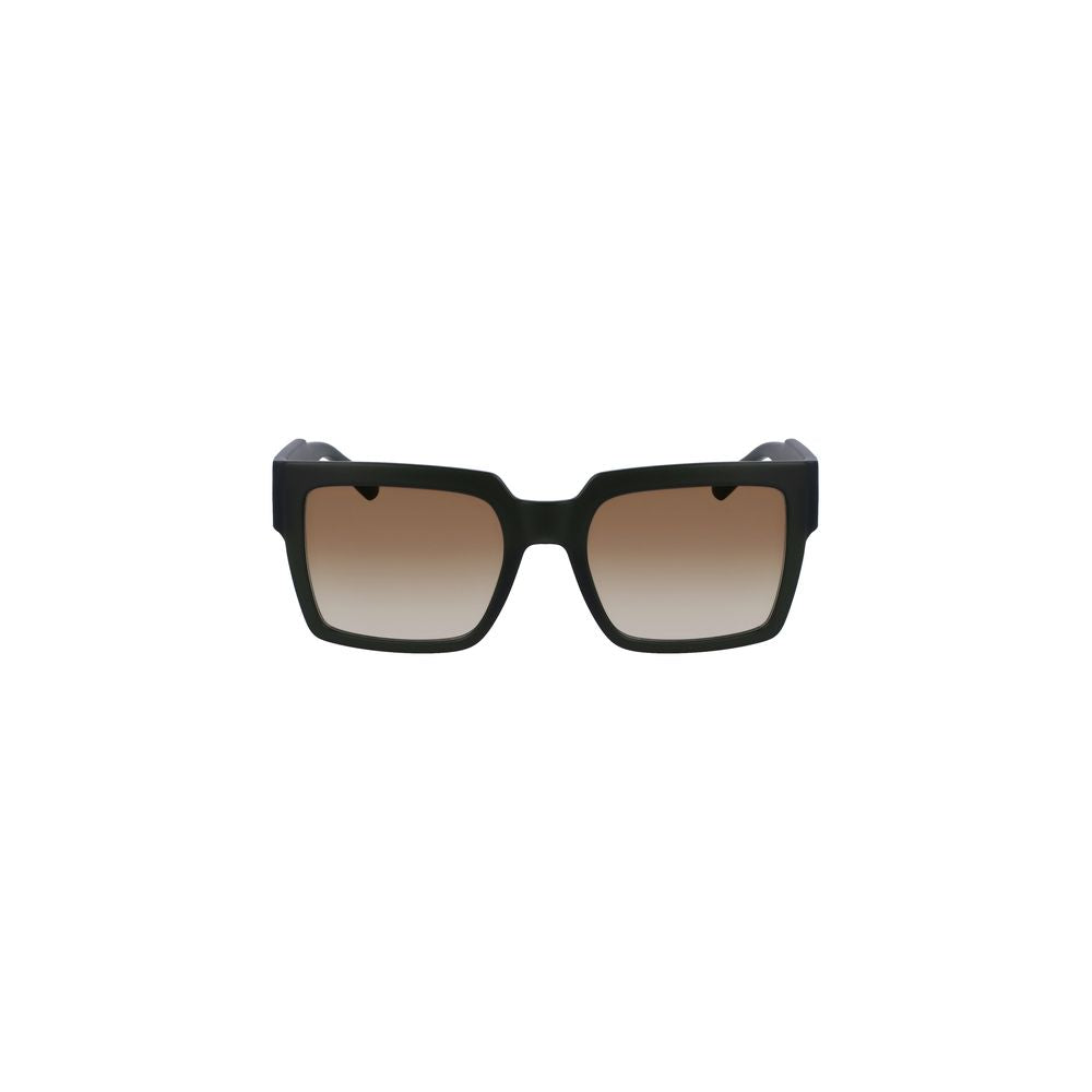 Lunettes de soleil en plastique marron pour femmes Calvin Klein