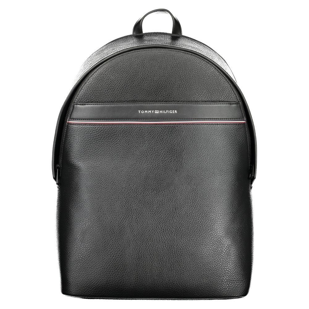 Tommy Hilfiger Zwarte Polyester Heren Rugzak