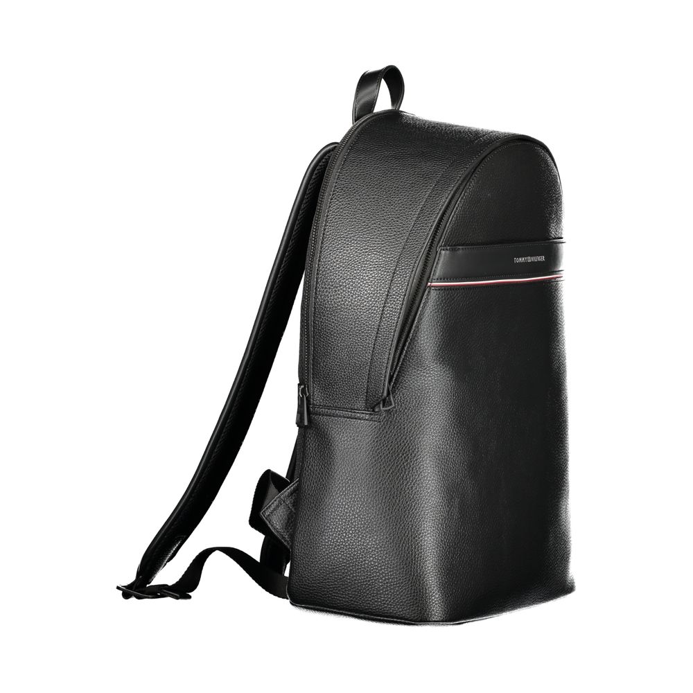 Tommy Hilfiger Zwarte Polyester Heren Rugzak