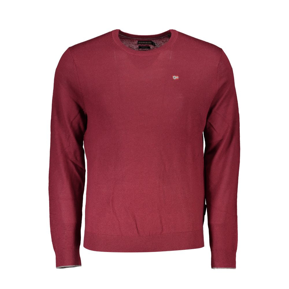 Pull en tissu rouge Napapijri pour homme